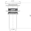 DR091047 Bathroom Sink Drain W/O Overflow - Image 5