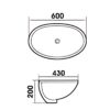 DR091058 Undermount Bathroom Sink - Image 3
