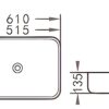 DR091076 Bathroom Vessel Sink - Image 3