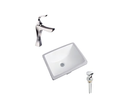 DR091164 Undermount Bathroom Sink Set