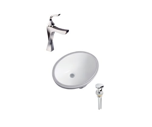 DR091166 Undermount Bathroom Sink Set